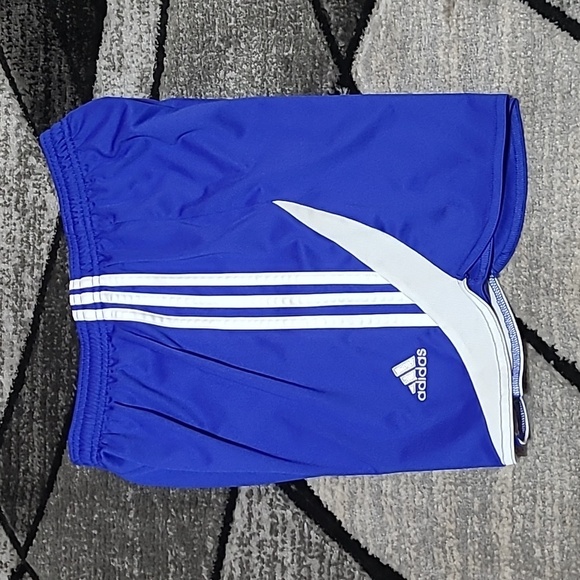 ADIDAS CLIMA COOL 3-STRIPE EMBROIDERED LOGO ATHLETIC SHORTS - Picture 7 of 10